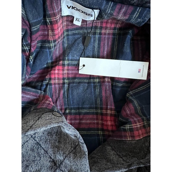 NWT Vigoss Gray Quilted Jacket Size XL - Picture 6 of 8